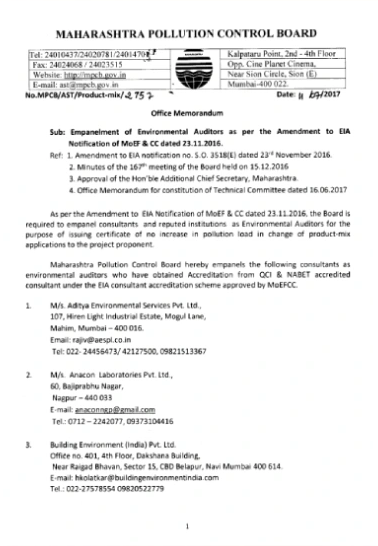 pollution control board